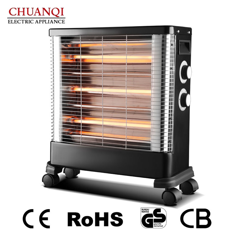 効率的な家庭暖房にサーモスタット付き 2400W 4 管石英ヒーターを選ぶ理由